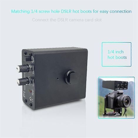 Préamplificateur pour casque audio P1, amplificateur pour écouteurs, prise UE (1/5)