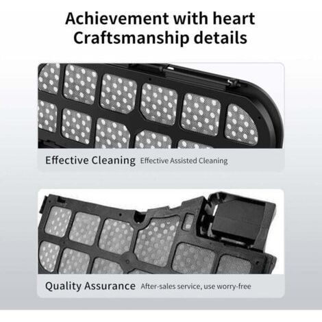 Accessoires Roborock S8 Pro Ultra : Filtre de base de rechange et ensemble de brosses rotatives pour aspirateur (paquet de 2 pièces) (1/3)