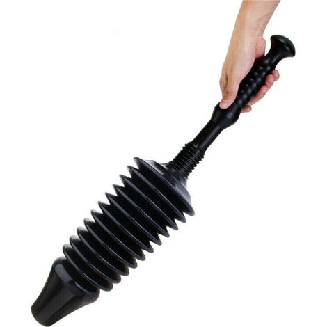 Bardusch-Déboucheur de toilettes - Déboucheur de toilettes robuste et flexible - Noir (1/4)
