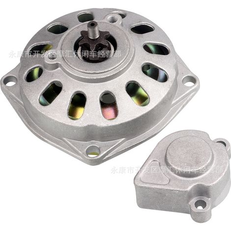Câble d'accélérateur de moto compatible avec les cyclomoteurs et scooters Tomos A35 - 7 dents (25H) (1/5)