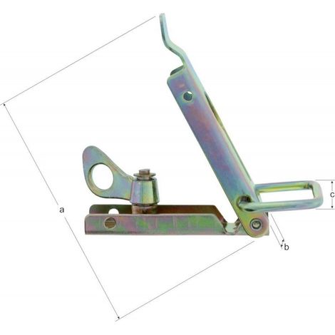 GAH Alberts Fermeture de caisse ( 8002424322 ) hauteur 93 mm largeur 30 mm 25 pièces (1/2)