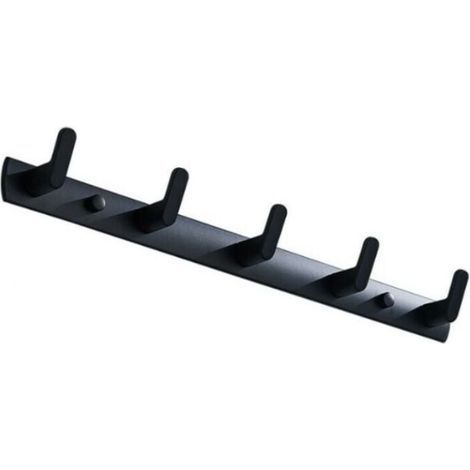 Handtuchhalter, Toilettenfliese, Schutz gegen Schläge, Hintertür des Badezimmers, Kleiderbügel, 5 Haken. (1/3)