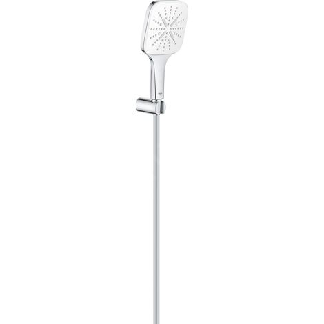 Ensemble de supports muraux RSH 130 SmartActive Cube 26589 8,5 l/min blanc lune/chrome (1/5)
