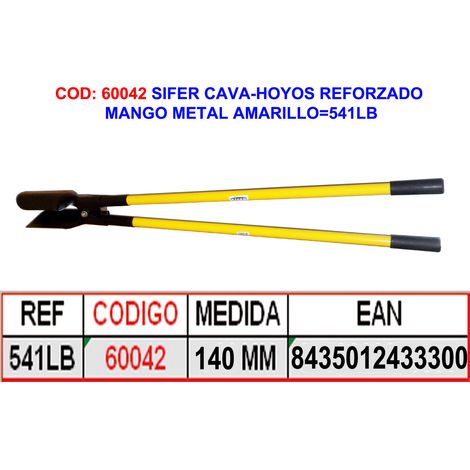 SIFER SCAVO BUCHE RINFORZATE CON MANICO IN METALLO GIALLO 541LB