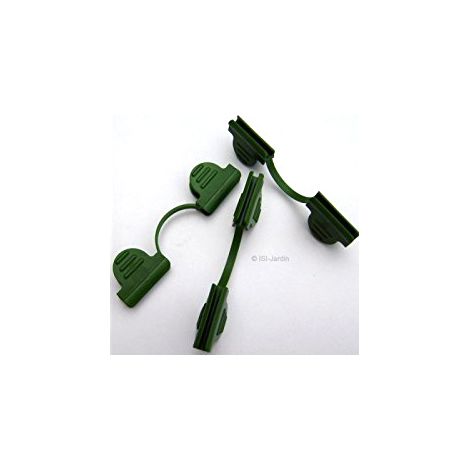 CLIP DI FISSAGGIO 4 MM VERDE NORTENE PIANTE SERRE COLTIVAZIONE PROTEZIONE GIARDINO