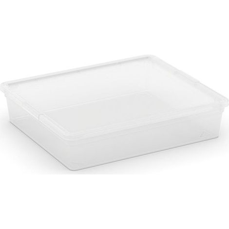 Conteneur transparent 9 l 40x34x9 h pour rangement efficace
