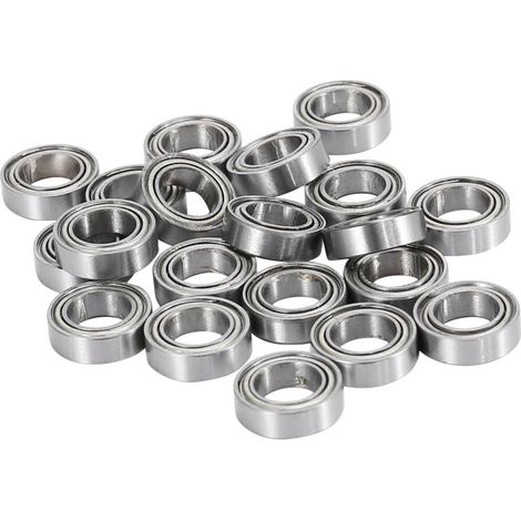20 Stück MR106-ZZ Lager 6X10X3mm Metallgekapseltes vorgeschmiertes Kugellager mit fettgefülltem Radialkugellager