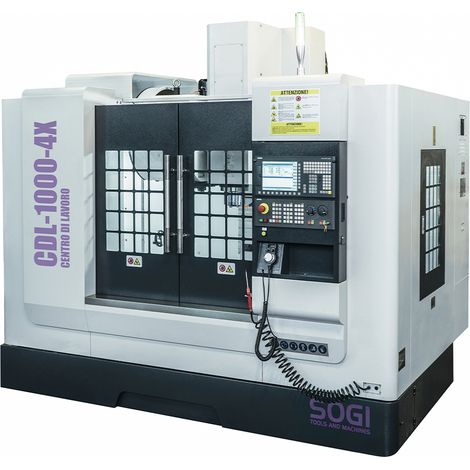 Centro di lavoro CNC SOGI CDL-1000-4X - 4 assi - SIEMENS SINUMERIK 828D - BT 40 - ATC a tamburo (1/5)