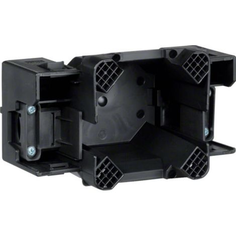 Hager G2744 caja empotrable negra 140x64 mm