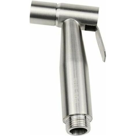 Bidet Hand Shower for Toilet Stainless Steel Diaper Sprayer Manual Bidet Sprayer for Personal Hygiene Shower Bathroom Toilet -Silver -DPZO,de