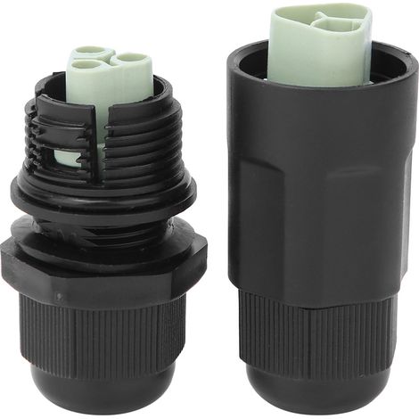 Connecteur étanche IP68, prise et fiche pour câble LED portable, 3 broches (1/5)
