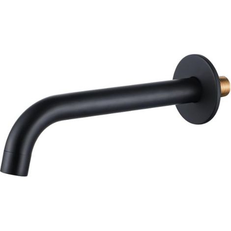FugaFlow Eccelente Bec de robinet Acces - 22cm raccourcissable - noir mat (1/4)