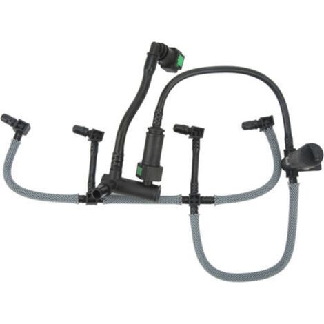 Kraftstoffschlauch, Kraftstoffleckschlauch 4M5Q9K022AG, universeller ABS-Kraftstoffschlauch als Ersatz für Ford Focus, C-Max, Ford Focus, Galaxy und Mondeo