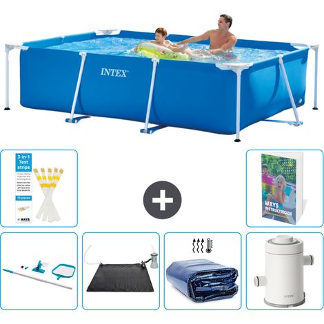 Rechteckiger Frame Pool - 260x160x65 cm - 7-teilig S61