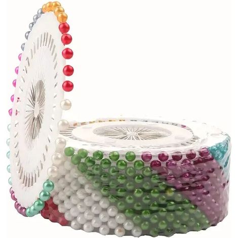 Zwölf Sets mit je 480 farbigen Stecknadeln zur Dekoration von Blumensträußen und für DIY-Bastelprojekte