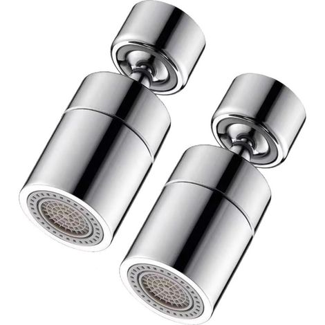 Aérateur de Robinet Pivotant Brise jet Cuisine Universel Embout Salle de Bain 2 pièces (1/5)