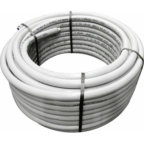 Tubo multistrato PE-Xb ø16 x 2 Mixal isolato con guaina autoestinguente grigio - Spessore isolamento 6 mm (prezzo al metro - minimo acquistabile 50 metri)