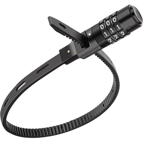 Candado para bicicleta, candado portátil para casco de bicicleta y motocicleta, candado antirrobo para bicicleta, candado portátil para bicicleta con código de 3 dígitos, para bicicletas, triciclos y 