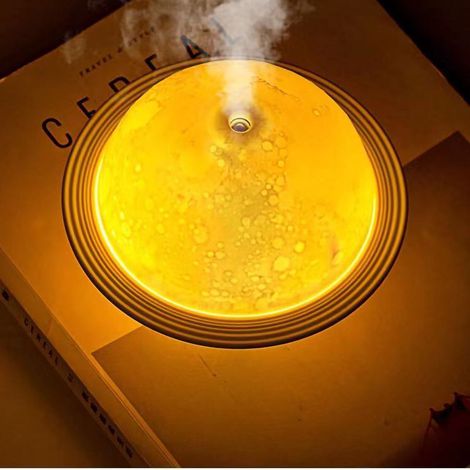 Humidificateur à brume 3 couleurs, grande capacité, vaporisateur, décoration pour la maison ou le bureau, blanc (1/5)