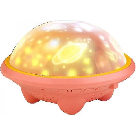 Projecteur de ciel étoilé, veilleuse musicale pour chambre à coucher (rose) (1/5)