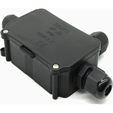 Boîte De Jonction Étanche - Connecteur Câble Exterieur IP68 - Prise 3 Voies Pour Installation Souterraine Ou Extérieure - 1 Pièce