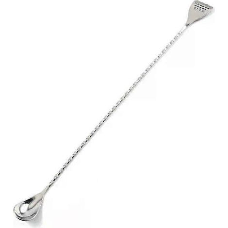 HONORNIC - Ensemble shaker à cocktail en acier inoxydable : shaker, passoire, pince à glaçons, cuillère à mélanger, doseur, pilon