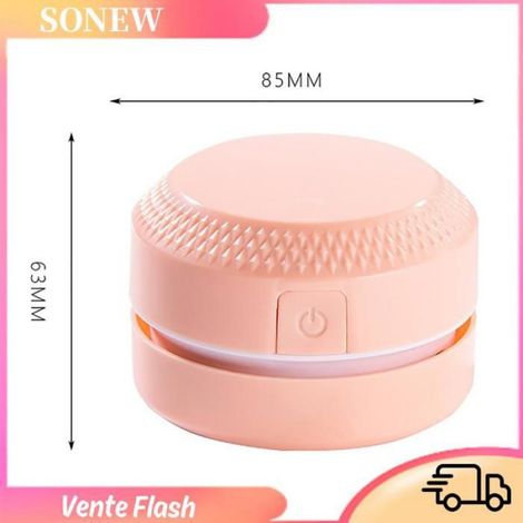 Sonew Aspirateur à poussière de table Aspirateur de bureau ABS, Mini balayeuse de electromenager aspirateur Alimenté par batterie (1/5)