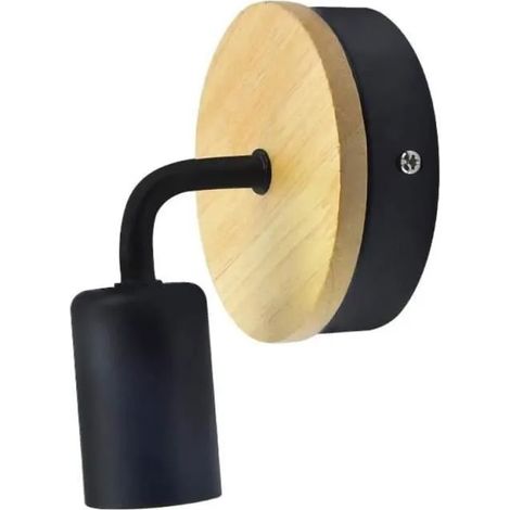 Moderne E27 applique murale industrielle,contemporaine Nordique spot E27 lampe murale pour maison,chambre,etc.(Sans ampoule) YYV (1/4)