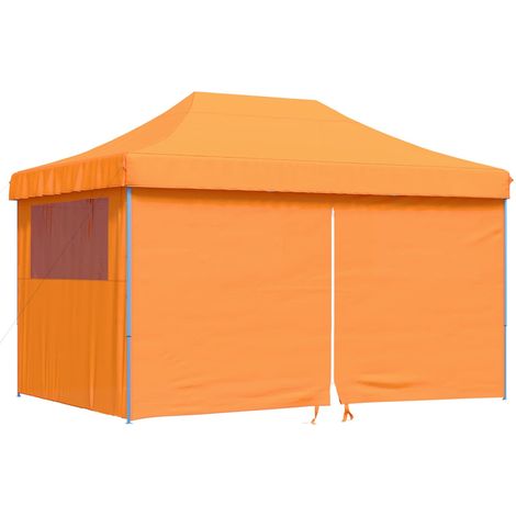 Carpa de Fiesta Naranja 292 x 440 x 315 cm Tela Oxford vidaXL