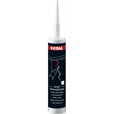 E-COLL Acryl-Dichtungsmasse 310ml weiß (F) (1/5)