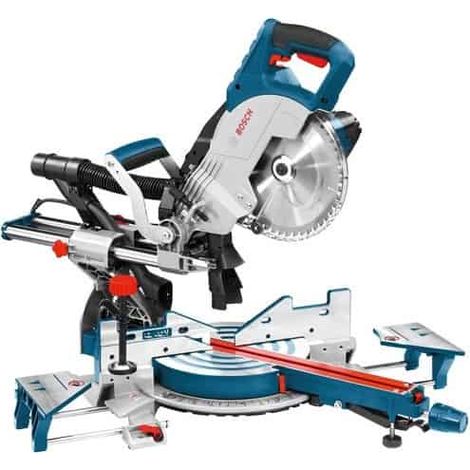 Scie à onglets radiale BOSCH GCM 8 SJL Professional - 0601B19100 - 1600W - avec accessoires