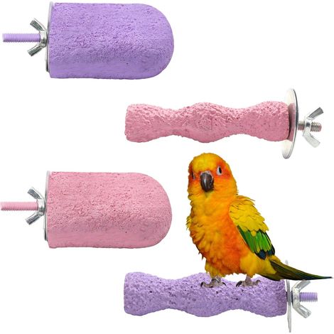 Bird Perch for Bird Cage, Grinding Stone