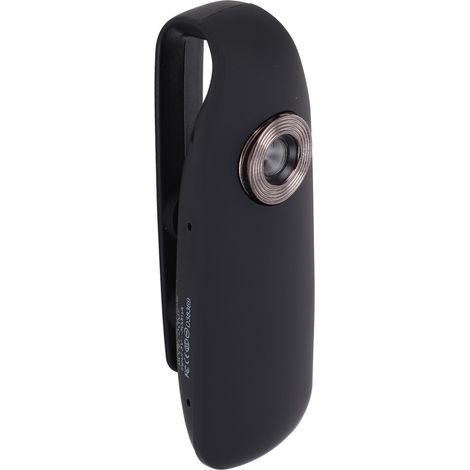 Mini caméra portable HD 1080p, 2 MP, détection de mouvement, batterie 560 mAh, enregistrement vidéo sur le corps, idéale pour les forces de l'ordre et les interrogatoires en extérieur, prise UE 100-24 (1/5)