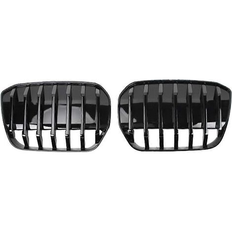Calandre de pare-chocs avant noire pour BMW G08 IX3 2020-2023, style M, kit carrosserie avec prise d'air et calandre racing (1/5)