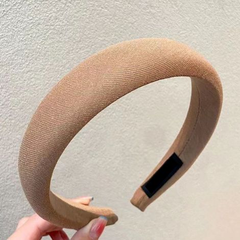 Serre-Tête Éponge - Bandeau Large Souple - Accessoire Cheveux Femme DIY - Lot De 5 Pièces (1/5)