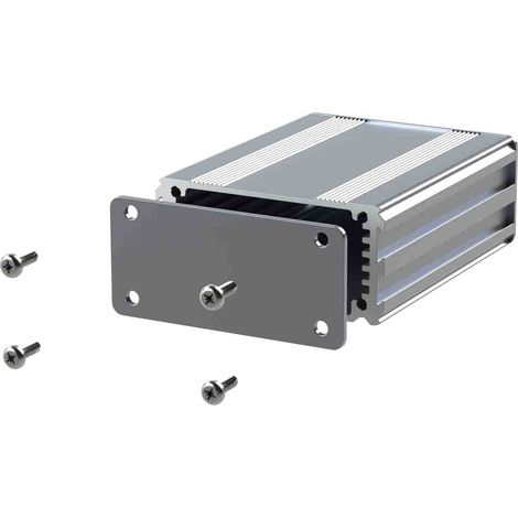 Boîtier d'instrumentation RS PRO en Aluminium anodisé Argent, dim. ext. 80 x 63.5 x 30mm ( Prix pour 1 )
