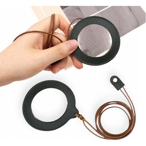 Loupe pour collier 10x, accessoire multifonction avec grossissement pour observer bijoux, livres et petits objets (1/5)