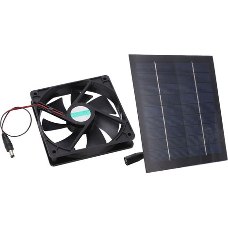 Ventilador solar impermeable IP65, 20 % de eficiencia, mini ventilador extractor ecológico, 20 W