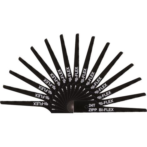 Sealey 74mm HSS Air Saw Blade 24tpi - Pack of 15 SA345/B2415