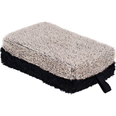 Spugna da bagno in poliestere ramiè pu gm - nero taupe - Tendance (1/3)