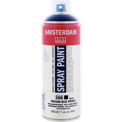 Bombe de peinture Amsterdam 400 ml bleu de prusse (1/2)