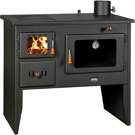 Stufa a legna Stufa ad acqua Caldaia Camino Prity P41 W12 - 4 + 12 kw (1/5)