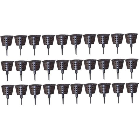 Fertilizer Basket Automatic Planting Nutrition Cups Plastic Garden Nursery Pots with Lid 30PCS Bonsai Fertilisers H219 (1/5)