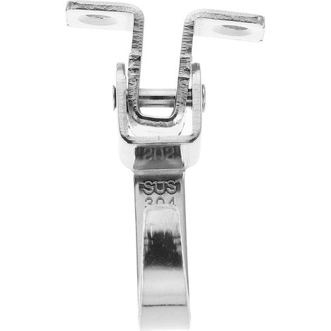 Crochet plafond, 5 mm, 30 mm, inox, argenté, pour suspension (1/5)