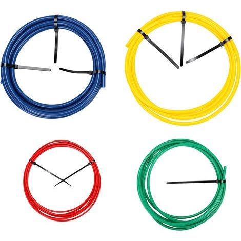 Protecteur de tuyau en cuivre adapté au climatiseur CT 205, Kit de cintreuse de tubes de climatisation de 4M, 4 pièces, 1/4, 1/2, 3/8, 5/8 pouces (1/5)