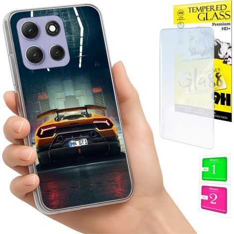 Funda para Motorola Moto G86 Power, carcasa trasera con foto y cristal 9H. (1/5)