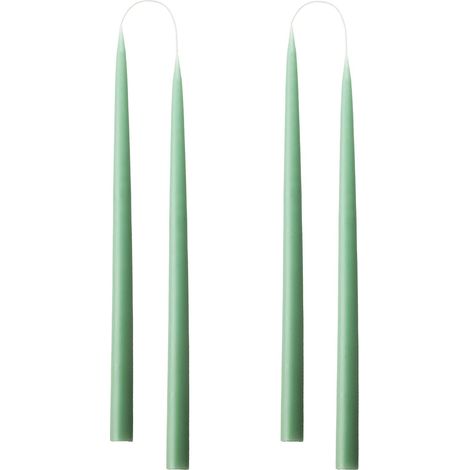Bougies coniques, fabriquées au Danemark, 42 couleurs disponibles, bougies de dîner sans gouttes et sans fumée, bougie longue durée de combustion 15 heures, bougie non parfumée (1/5)