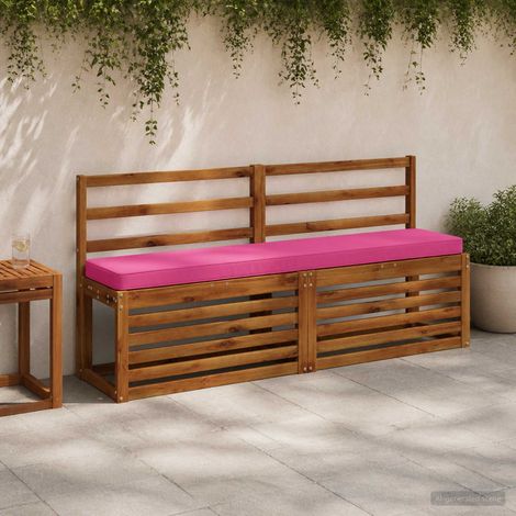vidaXL Cojines para banco de 2 piezas VUGHT 2 pcs 100% Poliéster Rosa (1/5)