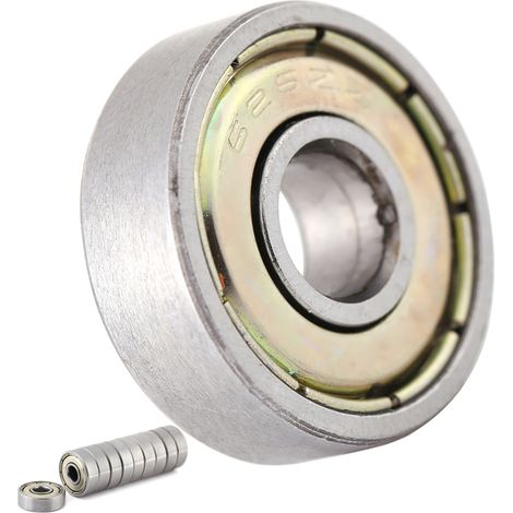 10 Roulements à Billes Miniatures 626ZZ en Acier au Carbone (6x19x6mm) - Métal Blindé et Durable pour Usages Multiples (1/5)