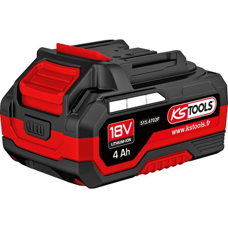KS Tools - Batterie lithium-ion - batterie 18v - pour outillage électroportatif - 4Ah - 515.4702F